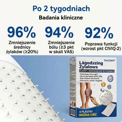 🇵🇱👨‍⚕️✅TAILEDEN® VeinEase Plastry z Mikronakłuciami⚡Natychmiastowa ulga, długotrwałe rezultaty